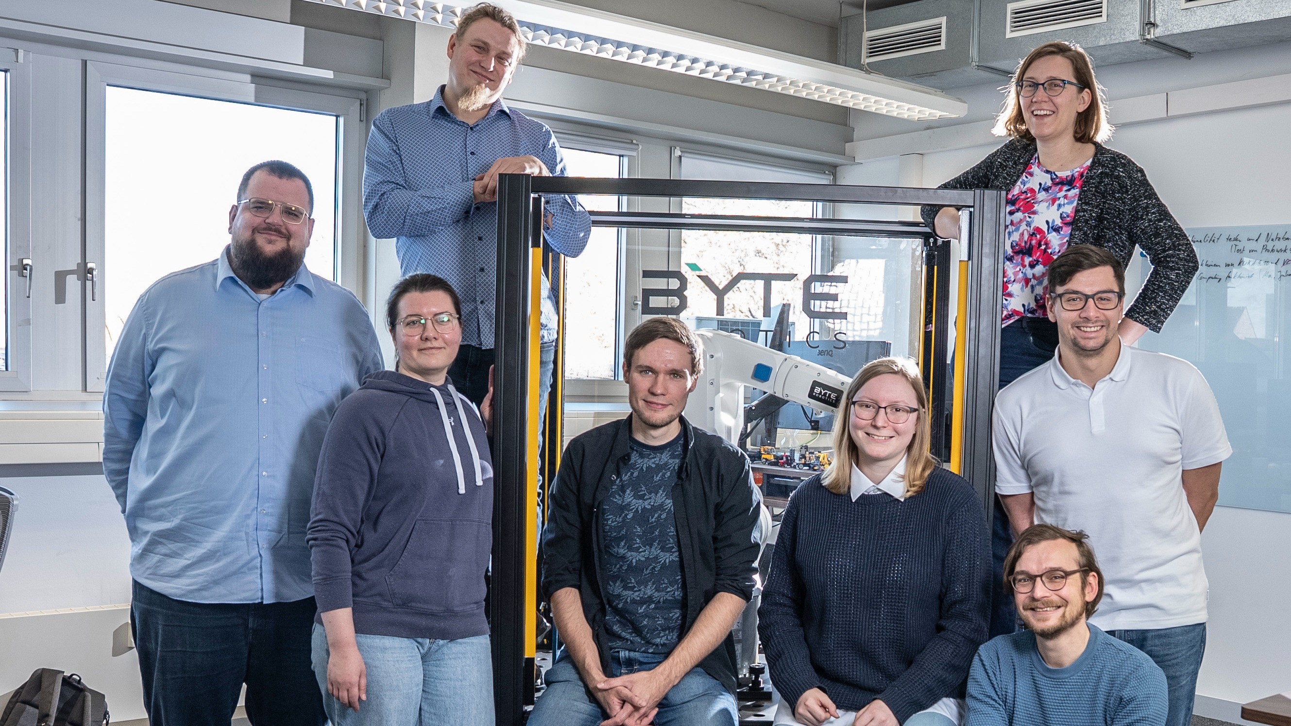 Das Team von byte robotics im Gründungsjahr 2024.